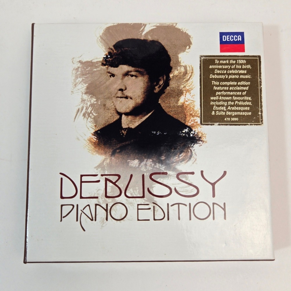 Claude Debussy - Debussy Piano Edition 6 CD Box Set Decca Thibaudet Near Mint/EX